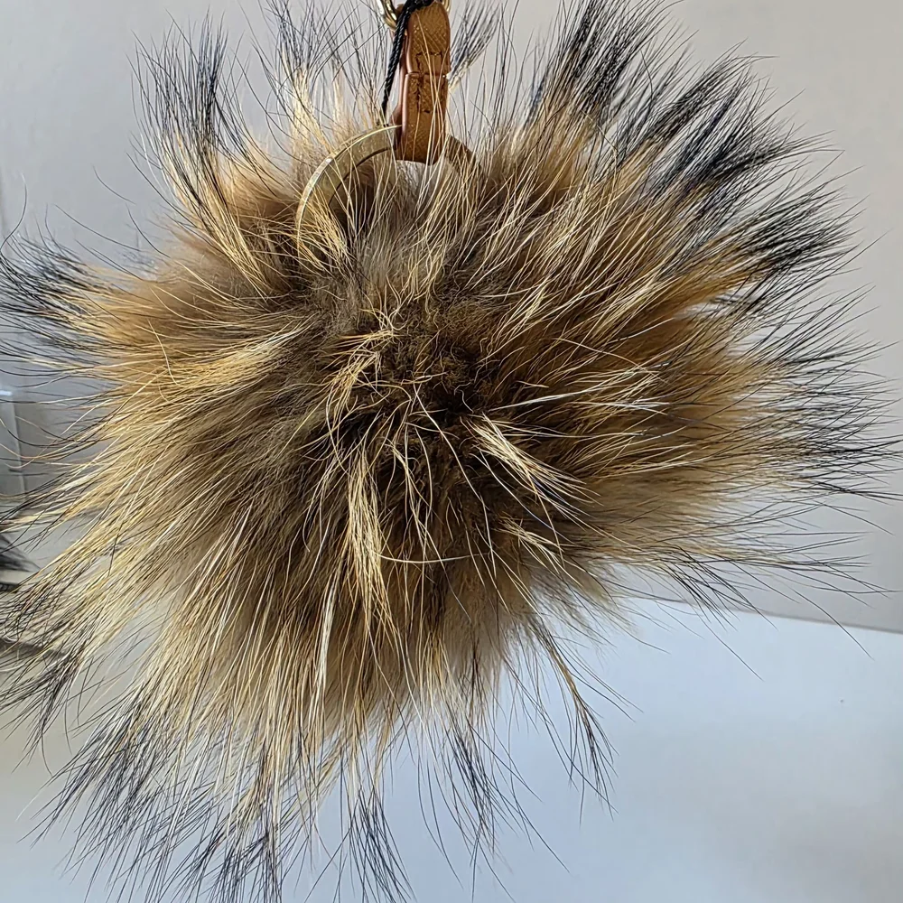 Like Dreams Limited Edition Camel Faux Fur Pom Keychain - Picture 2 of 4